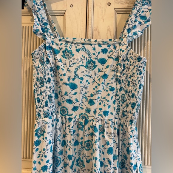 Draper James Blue and White Floral Midi Dress, Small - Picture 14 of 16